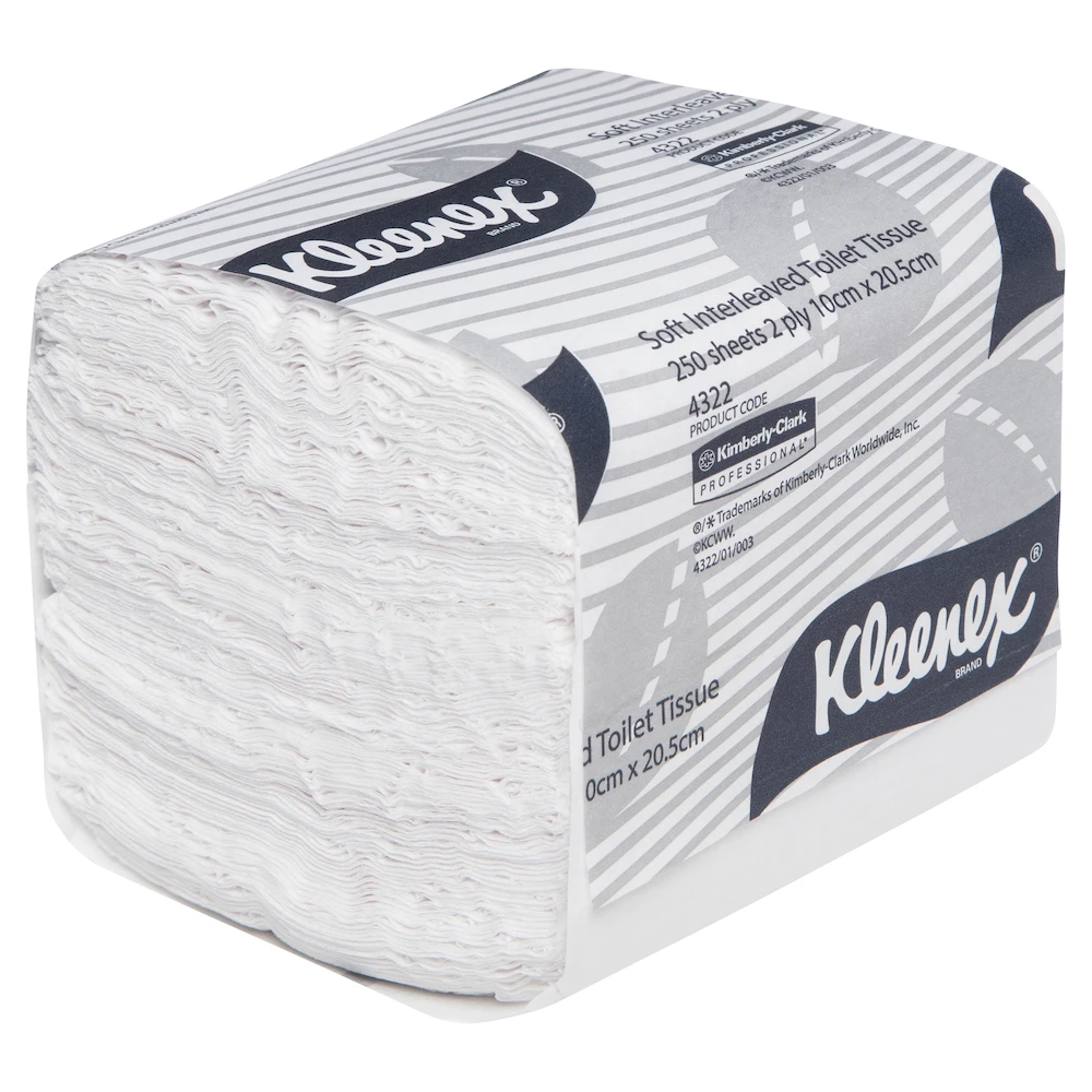 KLEENEX Soft Interleaved Toilet Tissue (4322)