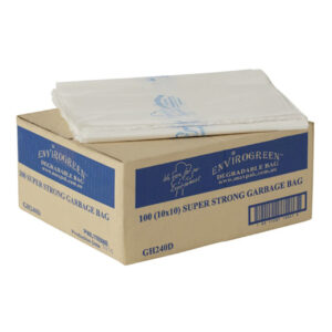 MaxValu Degradable 240L Bin Liners 100/ctn